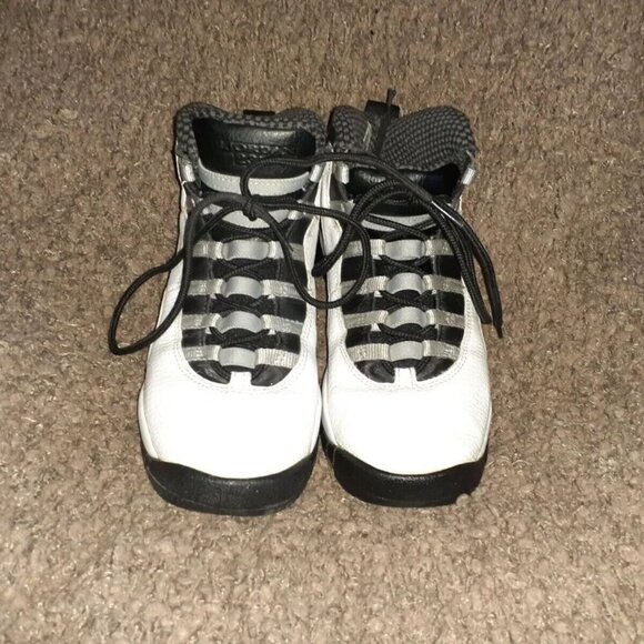 NIKE-AIR JORDAN-Retro X 10 Steel GS-Youth Size 5.5-Women's 7/7.5-Excellent - Picture 3 of 7
